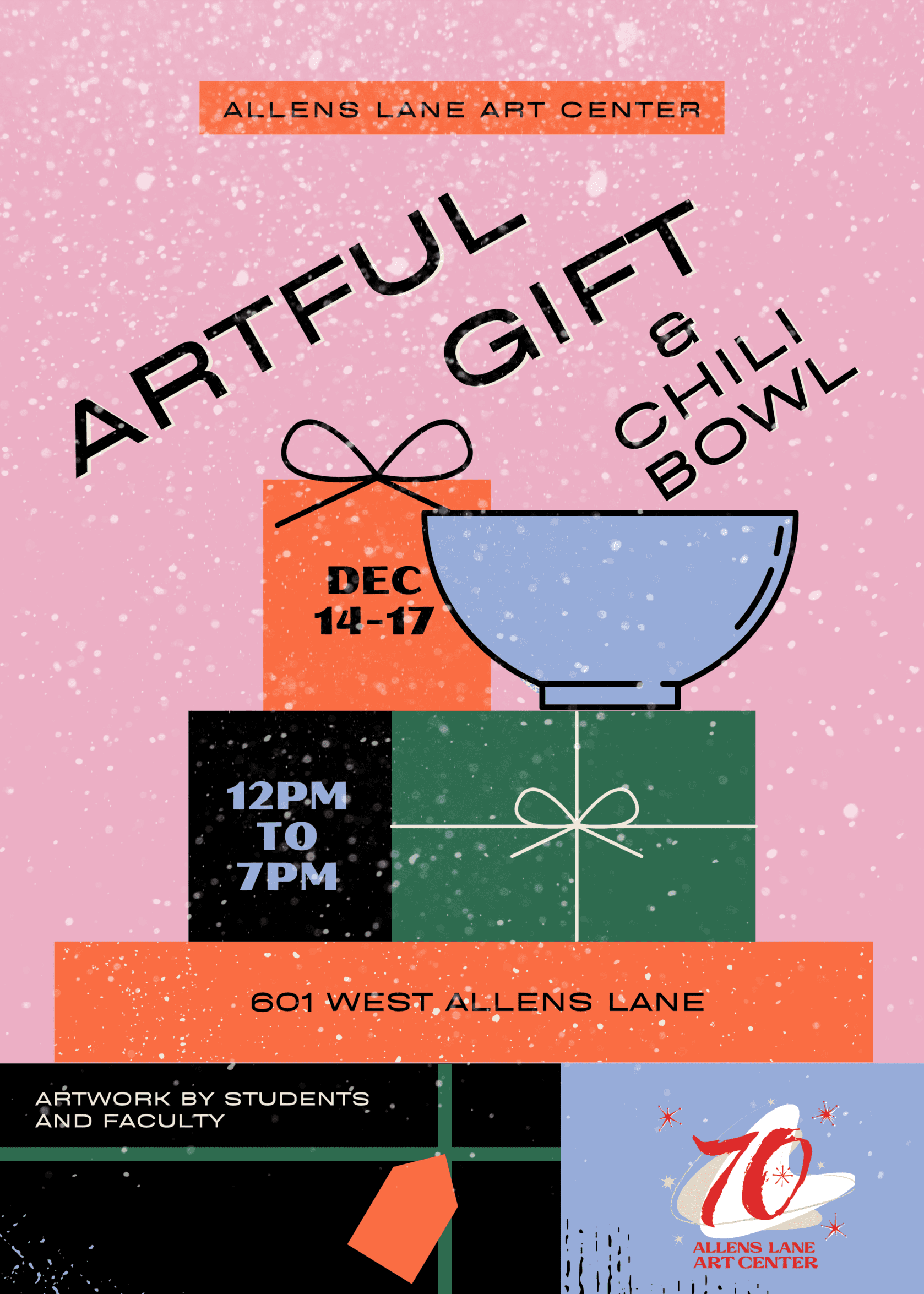 Colorful Bold Holiday Party Invitation (1)